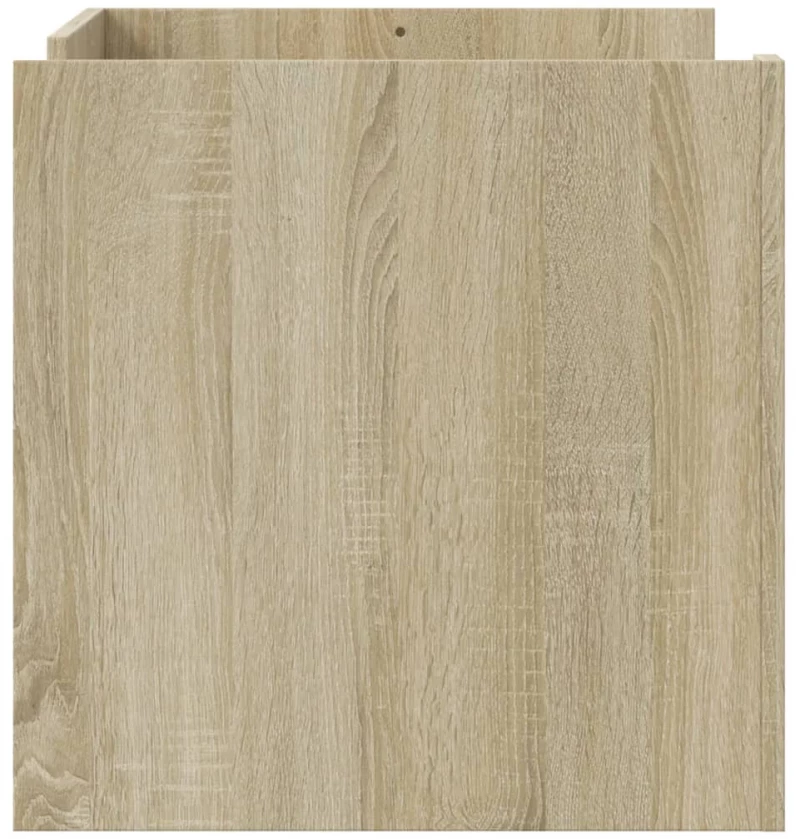 vidaXL Τραπεζάκι Σαλονιού Sonoma Δρυς 80x50x50 εκ. Επεξεργασμένο Ξύλο