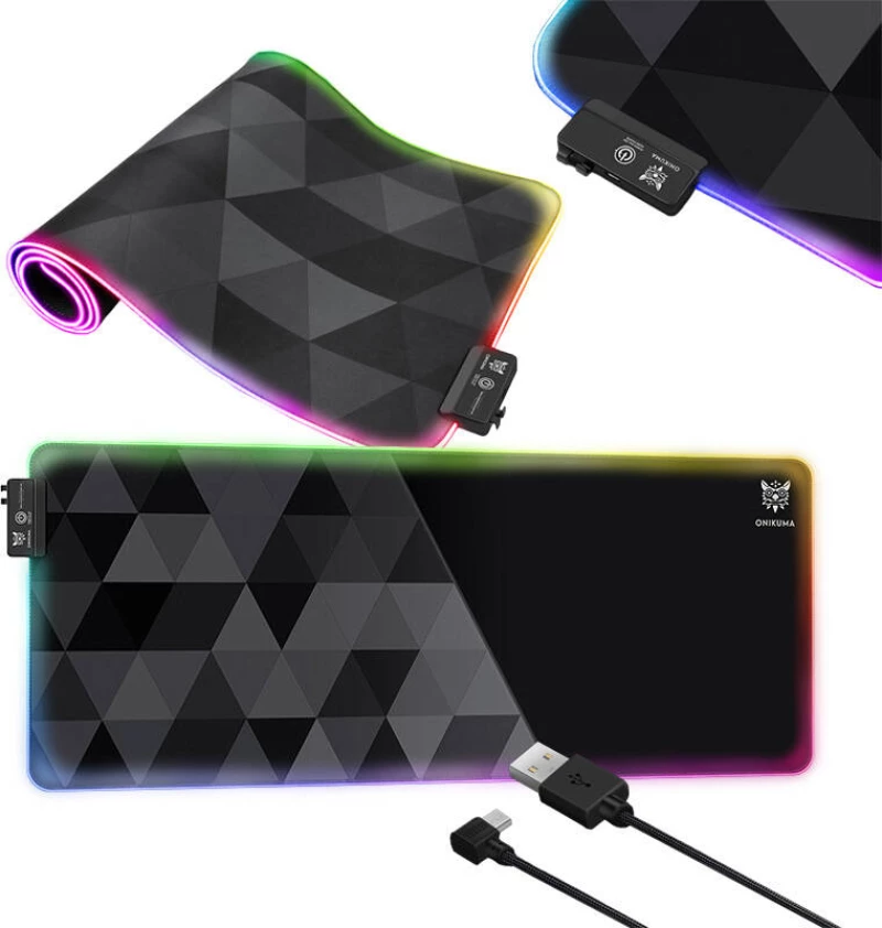 ONIKUMA MP006 RGB Mousepad (Black)