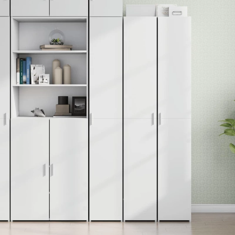 vidaXL Ντουλάπι Λευκό 30x42,5x185 εκ. από Επεξεργασμένο Ξύλο