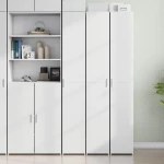 vidaXL Ντουλάπι Λευκό 30x42,5x185 εκ. από Επεξεργασμένο Ξύλο