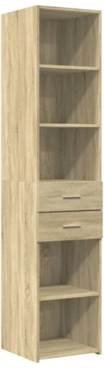vidaXL Ντουλάπι Sonoma Δρυς 40x42,5x185 εκ. από Επεξεργασμένο Ξύλο