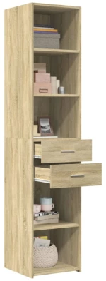vidaXL Ντουλάπι Sonoma Δρυς 40x42,5x185 εκ. από Επεξεργασμένο Ξύλο