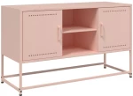 vidaXL Μπουφές Ροζ 36x39x123 εκ. από Ατσάλι