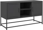 vidaXL Έπιπλο Τηλεόρασης Μαύρο 100,5x39x60,5 εκ. Ατσάλινο