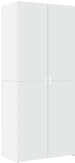 vidaXL Ντουλάπι Λευκό 80x42,5x185 εκ. από Επεξεργασμένο Ξύλο