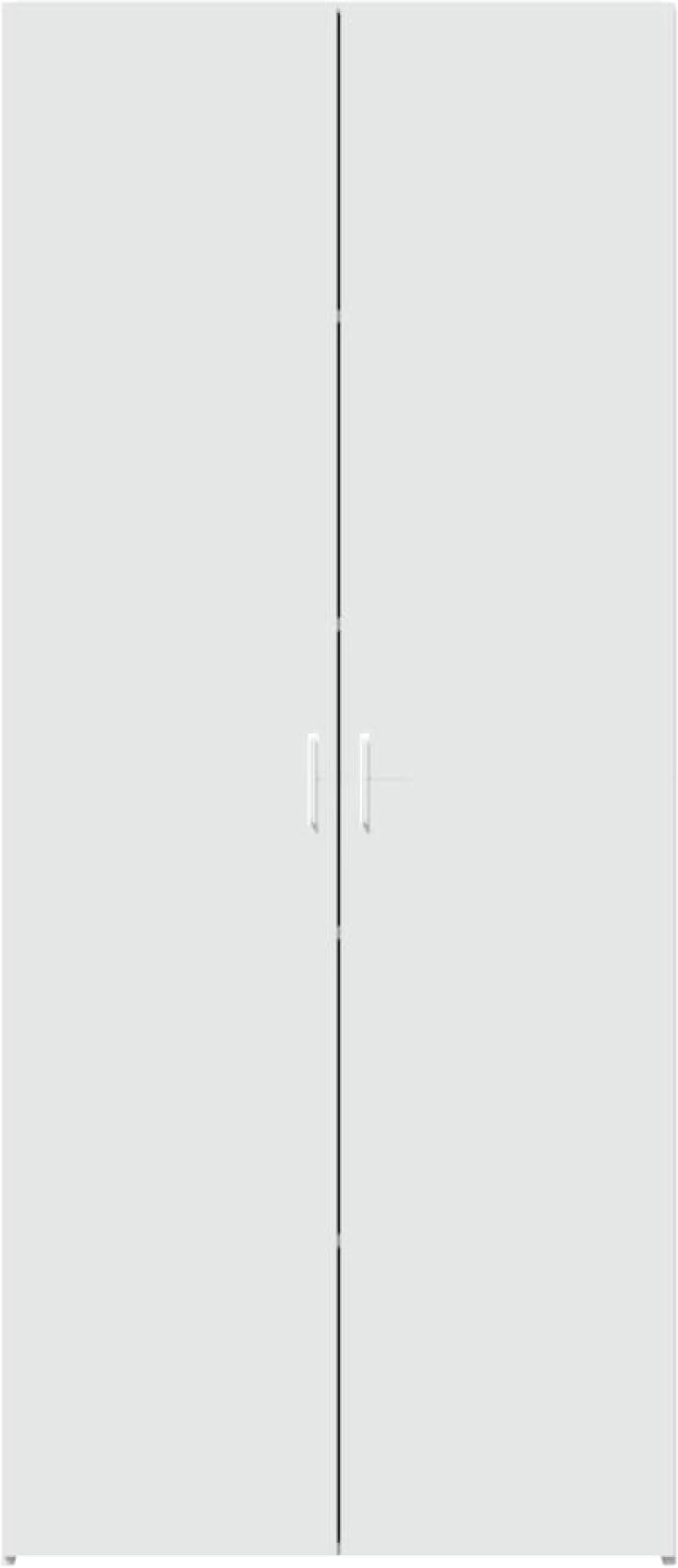 vidaXL Ντουλάπι Λευκό 80x42,5x185 εκ. από Επεξεργασμένο Ξύλο