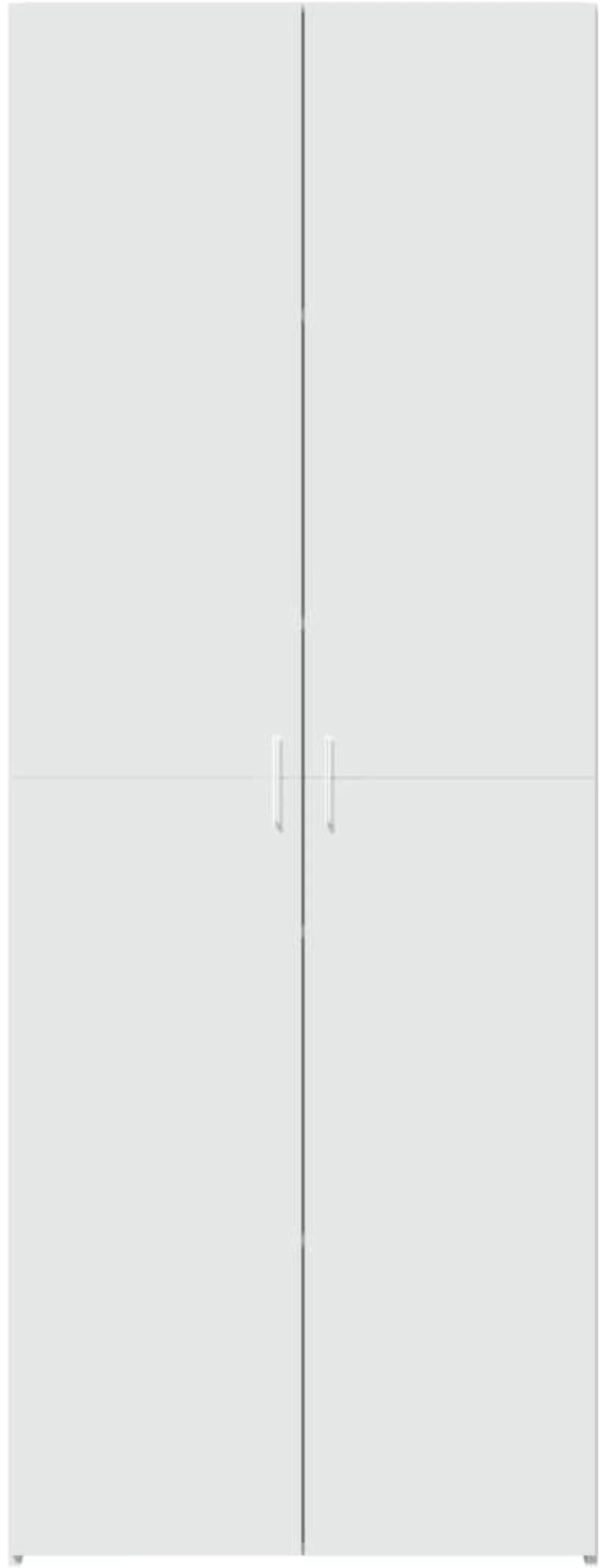 vidaXL Ντουλάπι Λευκό 70x42,5x185 εκ. Επεξεργασμένο Ξύλο