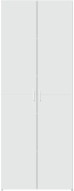 vidaXL Ντουλάπι Λευκό 70x42,5x185 εκ. Επεξεργασμένο Ξύλο