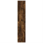 vidaXL Βιβλιοθήκη Καπνιστή Δρυς 100x36x189 εκ. από Επεξεργασμένο Ξύλο