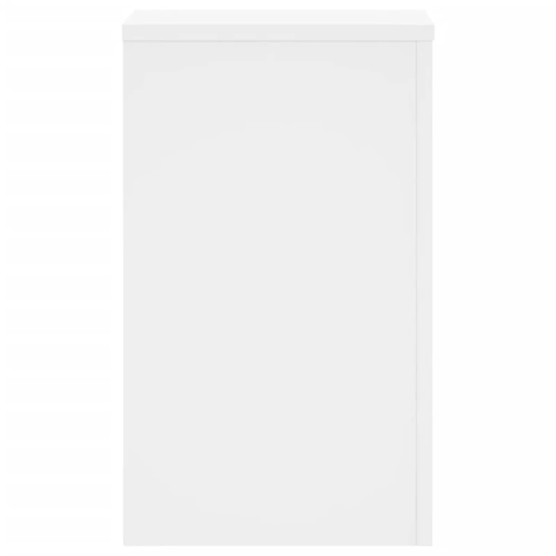 vidaXL Βάσεις Φυτών 2 τεμ. Λευκές 30x30x50 εκ. από Επεξεργασμένο Ξύλο
