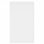 vidaXL Βάσεις Φυτών 2 τεμ. Λευκές 30x30x50 εκ. από Επεξεργασμένο Ξύλο