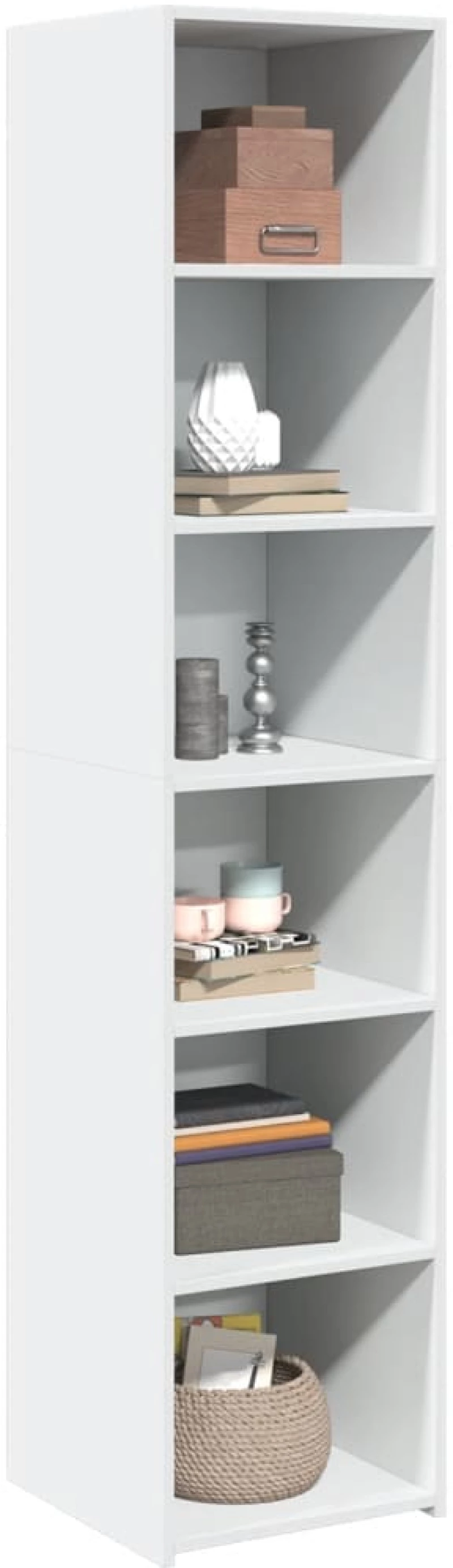 vidaXL Ντουλάπι Λευκό 40x41x185 εκ. Επεξεργασμένο Ξύλο