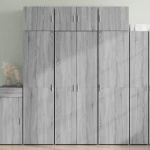 vidaXL Ντουλάπι Γκρι Sonoma 70x42,5x185 εκ. από Επεξεργασμένο Ξύλο