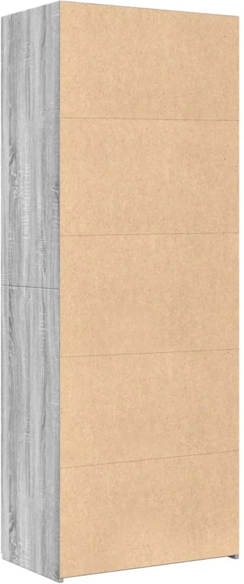vidaXL Ντουλάπι Γκρι Sonoma 70x42,5x185 εκ. από Επεξεργασμένο Ξύλο