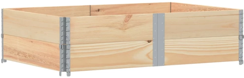 vidaXL Κολάρα Παλέτας 2 τεμ. 150x100 εκ. από Μασίφ Ξύλο Πεύκου