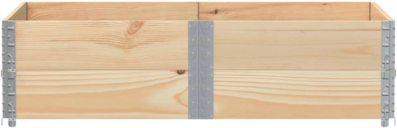 vidaXL Κολάρα Παλέτας 2 τεμ. 150x100 εκ. από Μασίφ Ξύλο Πεύκου