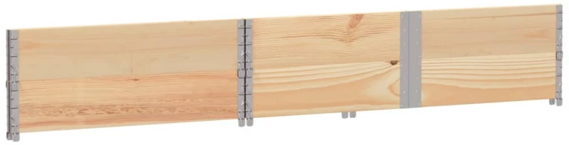 vidaXL Κολάρα Παλέτας 2 τεμ. 150x100 εκ. από Μασίφ Ξύλο Πεύκου