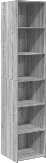 vidaXL Ντουλάπι Γκρι Sonoma 40x41x185 εκ. Επεξεργασμένο Ξύλο