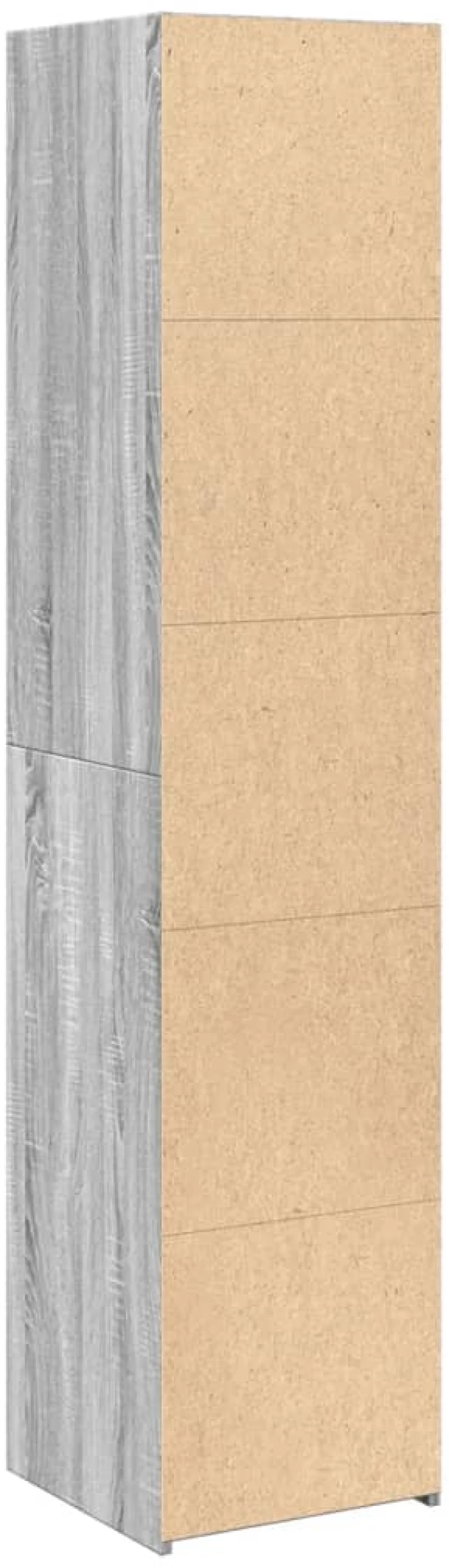 vidaXL Ντουλάπι Γκρι Sonoma 40x41x185 εκ. Επεξεργασμένο Ξύλο