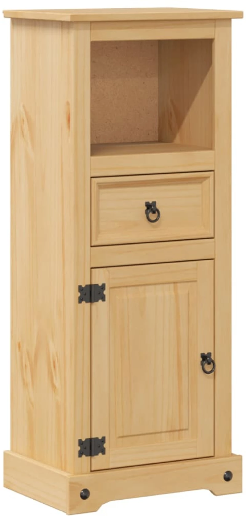 vidaXL Ντουλάπι Μπάνιου Corona 45x33x110 εκ. από Μασίφ Ξύλο Πεύκου