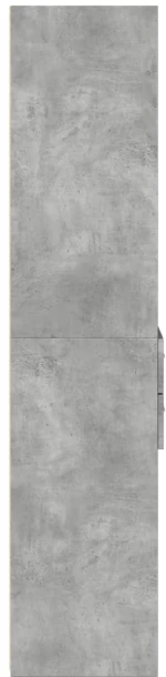 vidaXL Ντουλάπι Γκρι Σκυροδέματος 50x42,5x185 εκ. Επεξεργασμένο Ξύλο