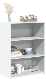 vidaXL Συρταριέρα Λευκή 70x41x93 εκ. από Επεξεργασμένο Ξύλο
