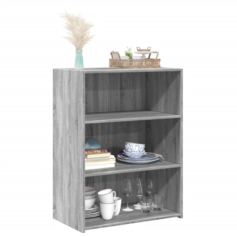 vidaXL Ντουλάπι Γκρι Sonoma 70x41x93 εκ. από Επεξεργασμένο Ξύλο