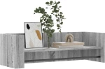 vidaXL Ραφιέρα Τοίχου Γκρι Sonoma 100x35x30,5 εκ. Επεξεργασμένο Ξύλο
