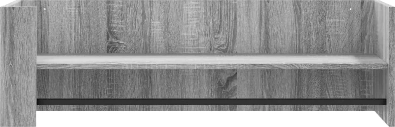 vidaXL Ραφιέρα Τοίχου Γκρι Sonoma 100x35x30,5 εκ. Επεξεργασμένο Ξύλο