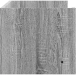 vidaXL Ραφιέρα Τοίχου Γκρι Sonoma 100x35x30,5 εκ. Επεξεργασμένο Ξύλο
