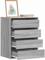 vidaXL Συρταριέρα Γκρι Sonoma 60x41x76 εκ. από Επεξεργ. Ξύλο