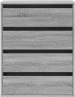 vidaXL Συρταριέρα Γκρι Sonoma 60x41x76 εκ. από Επεξεργ. Ξύλο