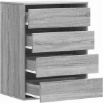 vidaXL Συρταριέρα Γκρι Sonoma 60x41x76 εκ. από Επεξεργ. Ξύλο