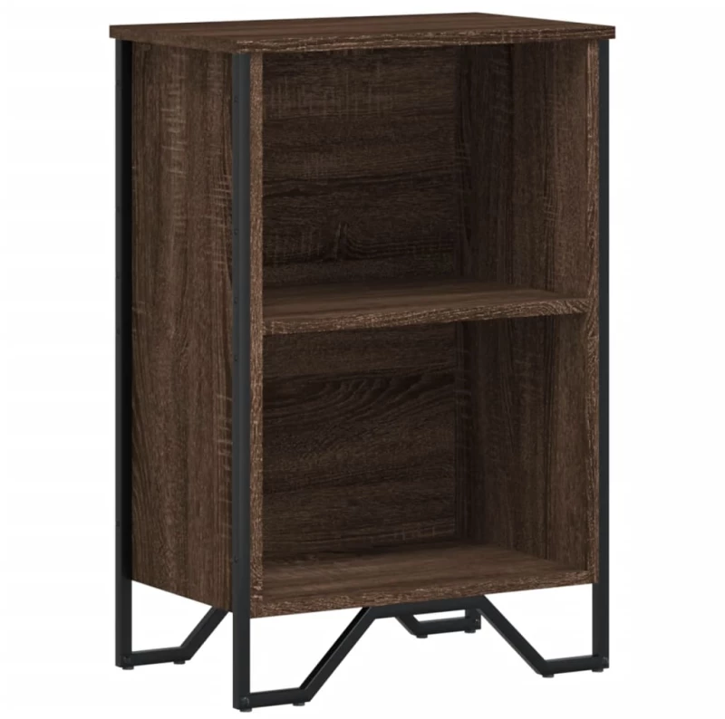 vidaXL Βιβλιοθήκη Καφέ Δρυς 50x31x74,5 εκ. από Επεξεργασμένο Ξύλο