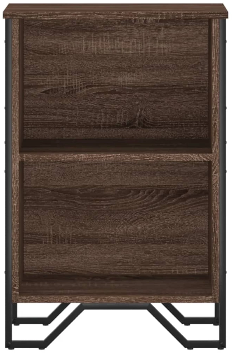vidaXL Βιβλιοθήκη Καφέ Δρυς 50x31x74,5 εκ. από Επεξεργασμένο Ξύλο