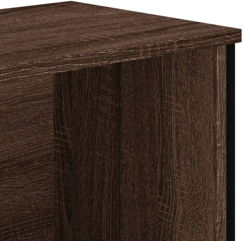 vidaXL Βιβλιοθήκη Καφέ Δρυς 50x31x74,5 εκ. από Επεξεργασμένο Ξύλο