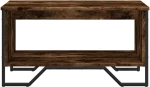 vidaXL Τραπεζάκι Σαλονιού Καπνιστή Δρυς 75x51x40 εκ. Επεξεργ. Ξύλο