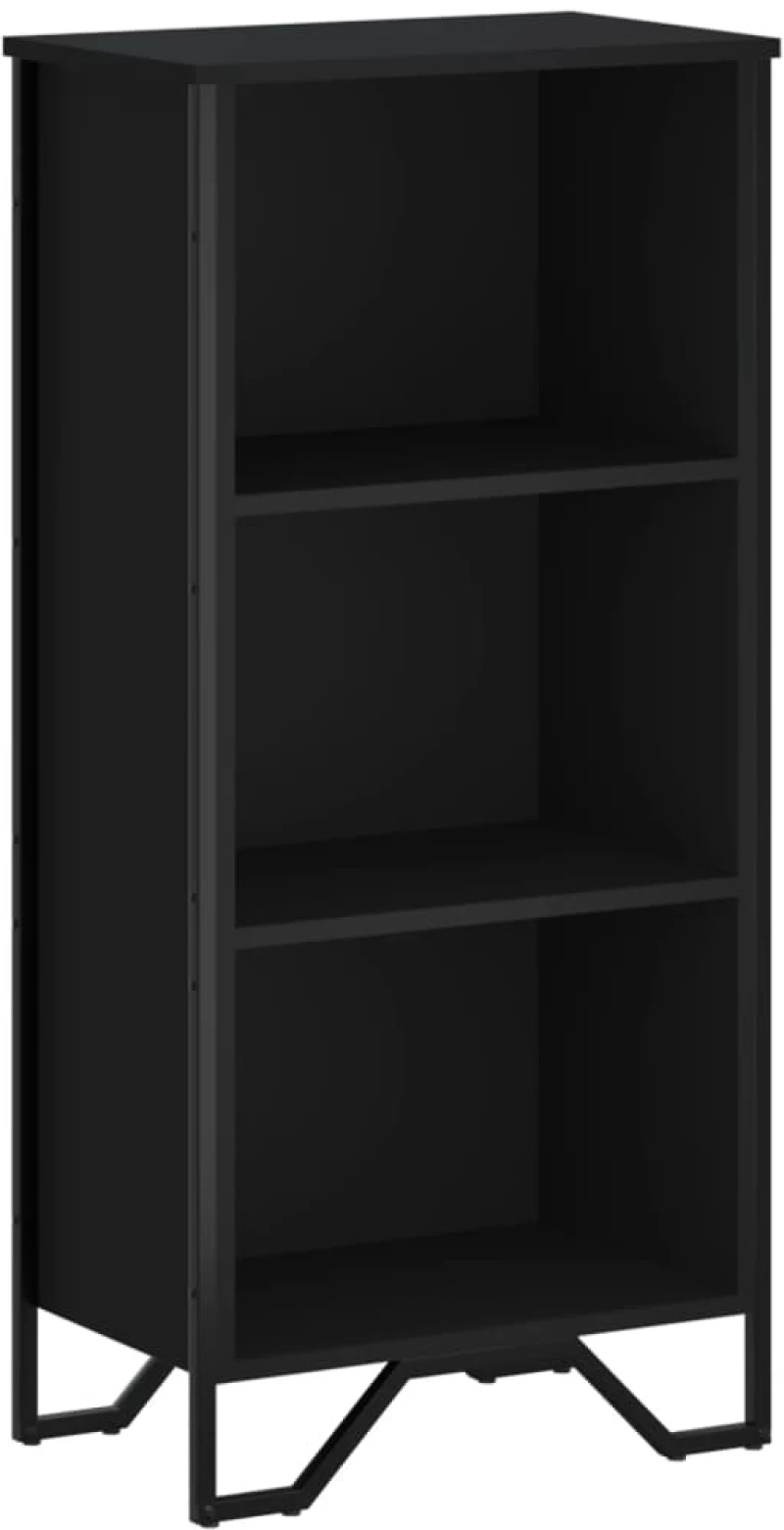 vidaXL Βιβλιοθήκη Μαύρη 50x31x106 εκ. από Επεξεργασμένο Ξύλο