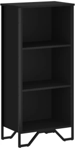 vidaXL Βιβλιοθήκη Μαύρη 50x31x106 εκ. από Επεξεργασμένο Ξύλο