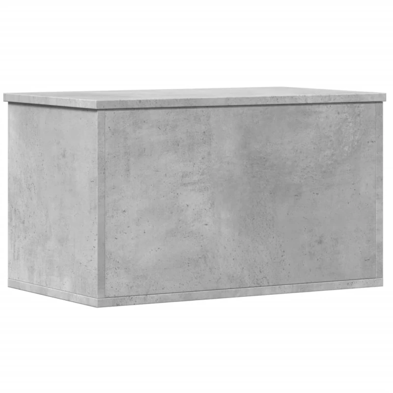 vidaXL Κουτί Αποθήκευσης Γκρι Σκυροδέματος 60x35x35 εκ. Επεξεργ. Ξύλο