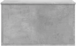 vidaXL Κουτί Αποθήκευσης Γκρι Σκυροδέματος 60x35x35 εκ. Επεξεργ. Ξύλο