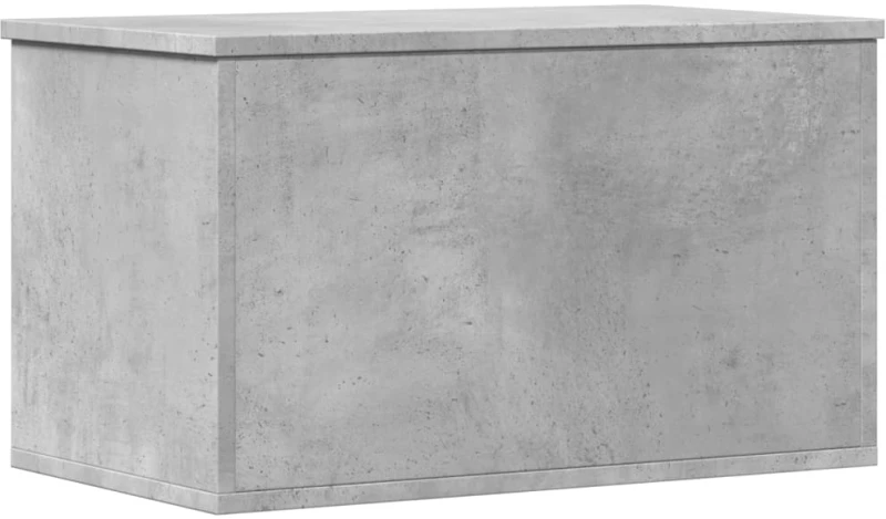 vidaXL Κουτί Αποθήκευσης Γκρι Σκυροδέματος 60x35x35 εκ. Επεξεργ. Ξύλο