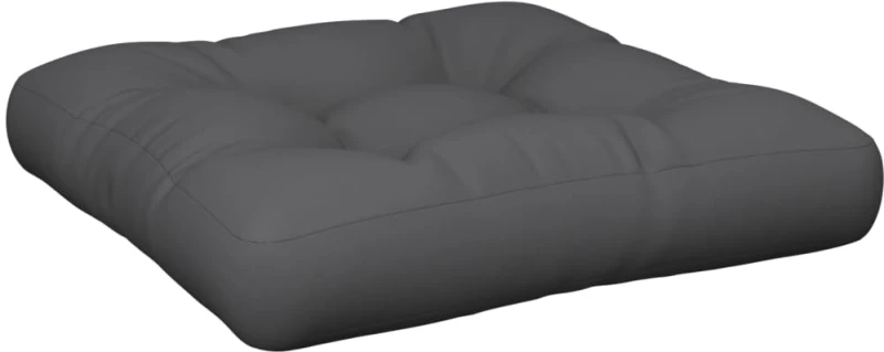 vidaXL Μαξιλάρι Παλέτας Ανθρακί 58 x 58 x 10 εκ. Υφασμάτινο