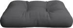 vidaXL Μαξιλάρι Παλέτας Ανθρακί 58 x 58 x 10 εκ. Υφασμάτινο
