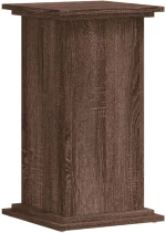 vidaXL Βάσεις Φυτών Καφέ Δρυς 33x33x60 εκ. Επεξεργασμένο Ξύλο