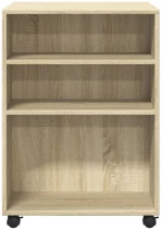 vidaXL Βοηθητικό Τραπέζι με Ρόδες Sonoma Δρυς 55x60x78 εκ. Επεξ. Ξύλο