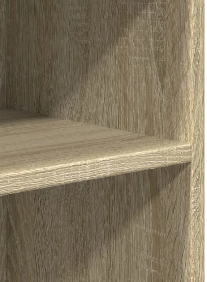 vidaXL Βοηθητικό Τραπέζι με Ρόδες Sonoma Δρυς 55x60x78 εκ. Επεξ. Ξύλο