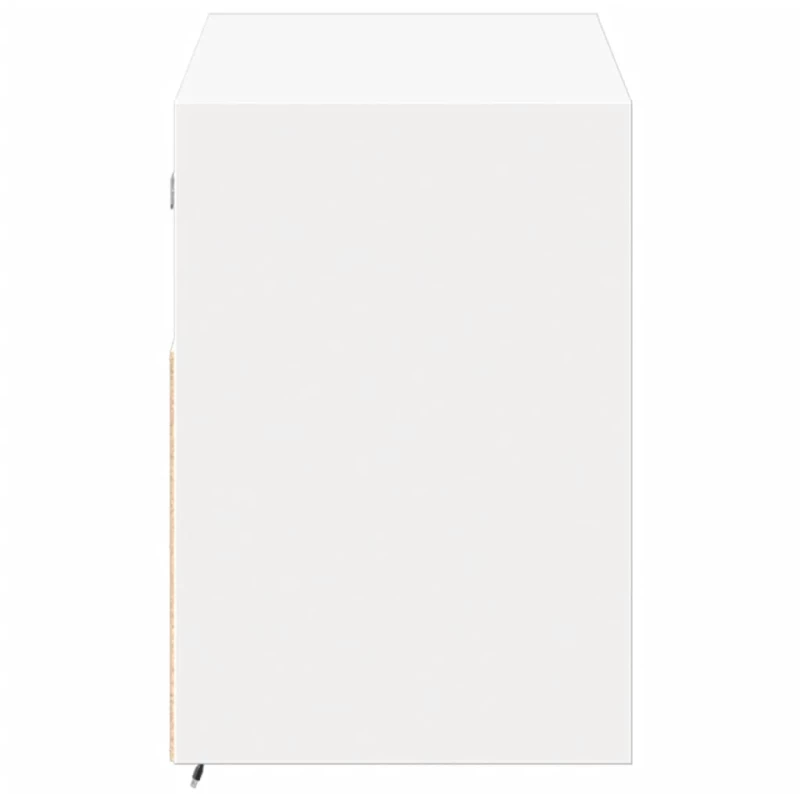 vidaXL Έπιπλο Τοίχου Τηλεόρασης με LED Λευκό 100x31x45 εκ.