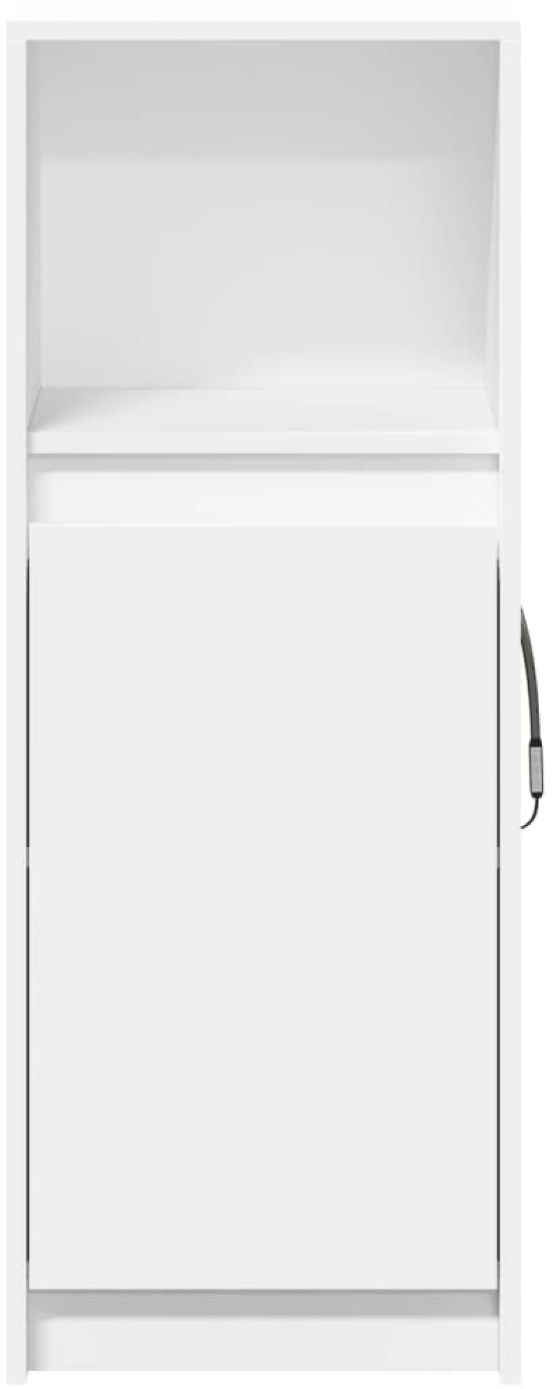 vidaXL Μπουφές με Φώτα LED Λευκός 38x34x100 εκ. από Επεξεργασμένο Ξύλο