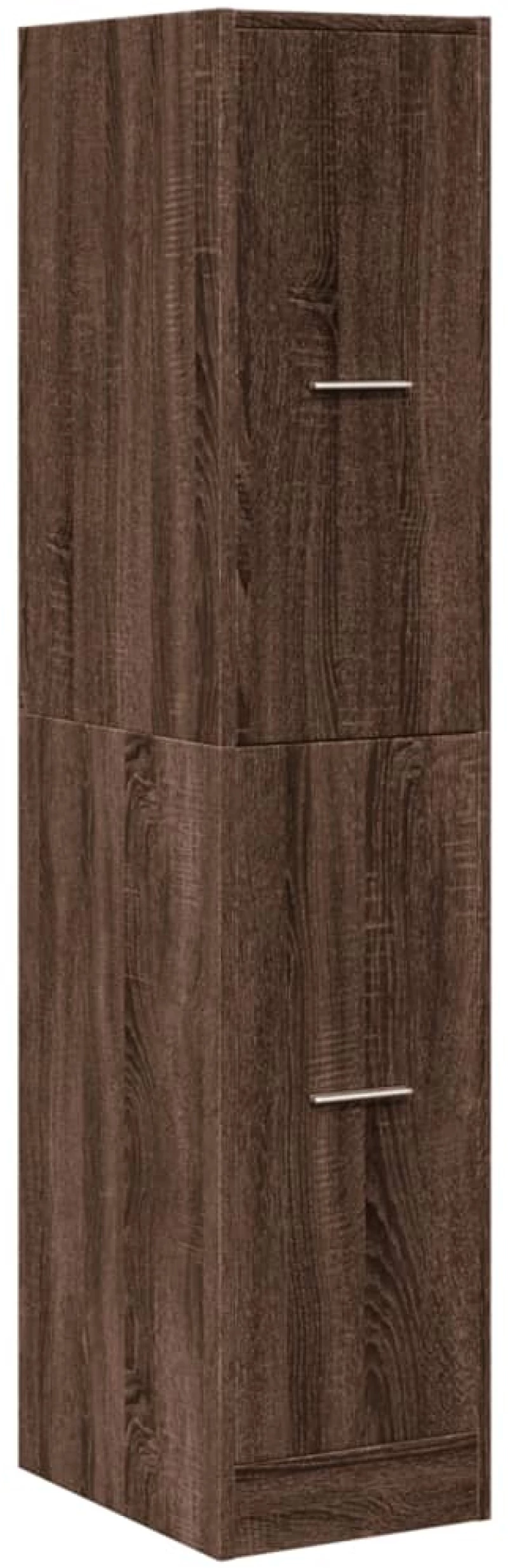 vidaXL Συρταριέρα Γενικής Χρήσης Καφέ Δρυς 30x41x144,5 εκ. Επεξ. Ξύλο